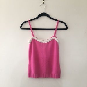 Andrew GN Pink Knit Top